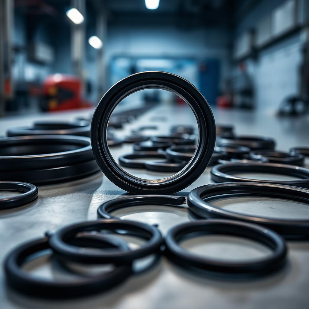 Industrial hydraulic seals and O-rings