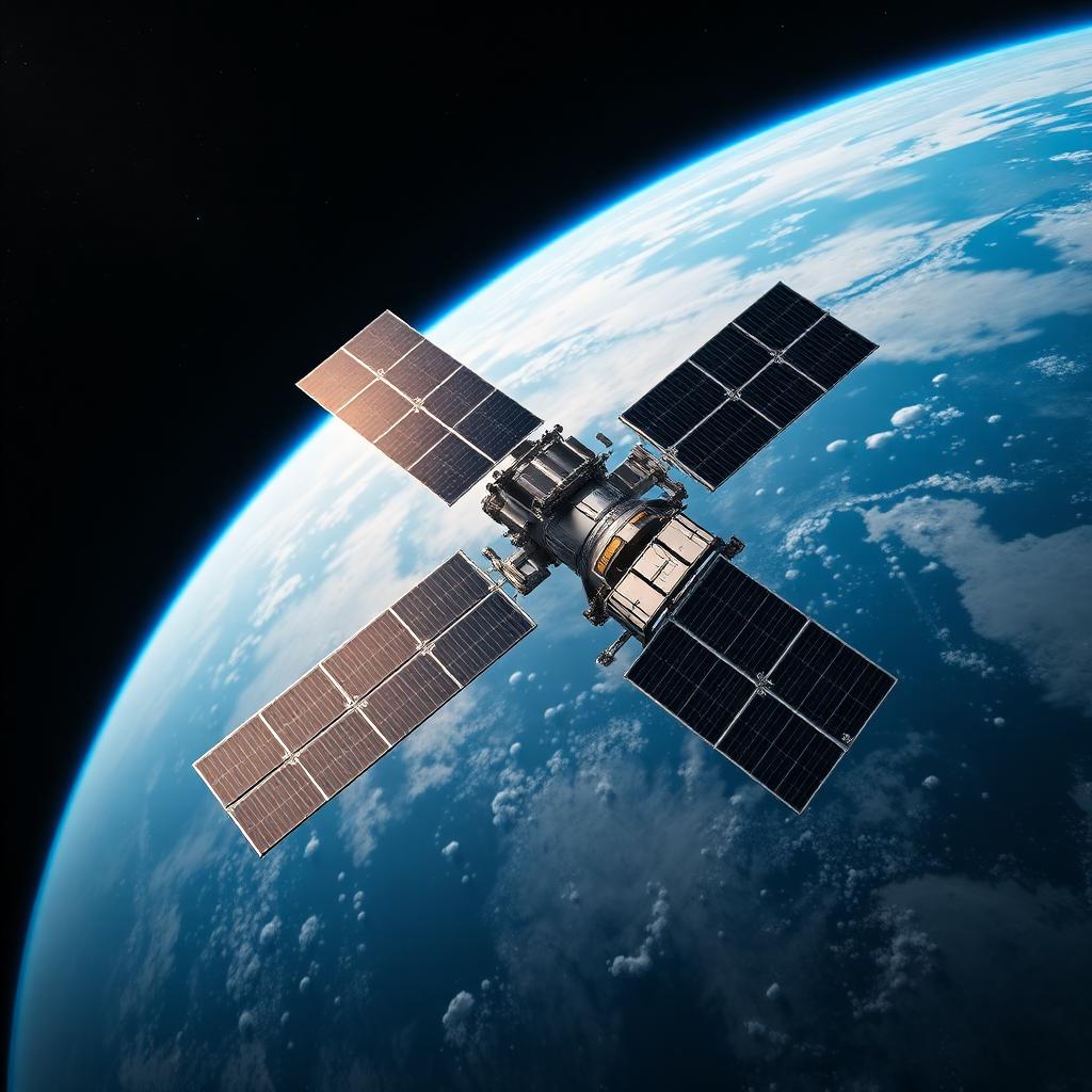 Satellite in low Earth orbit